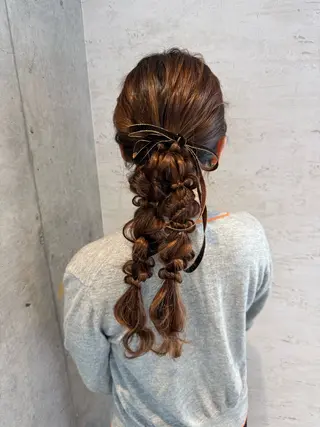 ヘアアレンジ はやしほのか| ヘアセット×カラーのヘアスタイル