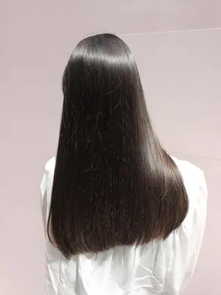 ロング 髪質改善&ツヤカラー YOSHIDAのヘアスタイル