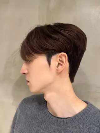 メンズ 韓国式ダウンパーマ 🇰🇷櫻井健のヘアスタイル