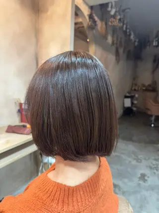 ショート カラー ヘアアレンジ 梅 優翔のヘアスタイル