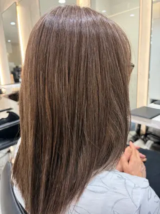 セミロング カラー miiko🌼 大人ヘアのヘアスタイル