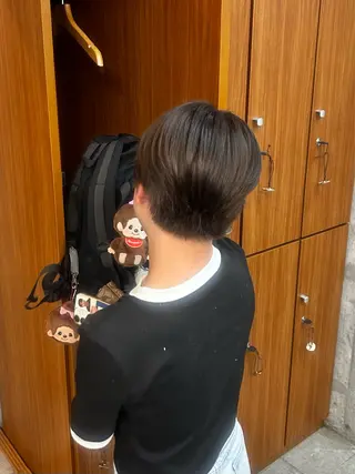 ショート 顔周りレイヤー/ ふわあいりのヘアスタイル