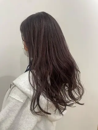 ロング カラー パーマ ヘアアレンジ くびれレイヤー/艶 カラー　MADOKAのヘアスタイル
