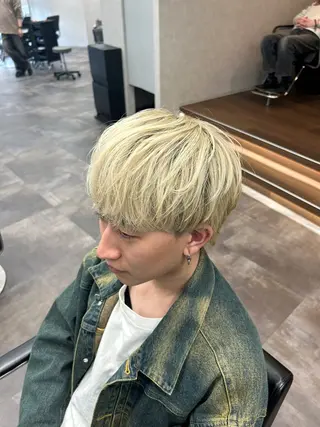 ミディアム カラー メンズ 🐠メンズ特化🐠 井上風冴のヘアスタイル