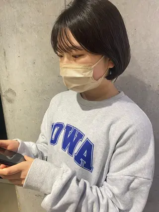 ショート 外国人対応 佐久間のヘアスタイル