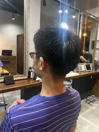 メンズ 天王町×韓国レイヤー 髪質改善 佐藤友茉のヘアスタイル