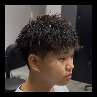 ミディアム STAYGメンズ上野 大河のヘアスタイル