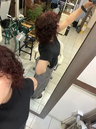 カラー パーマ Kurumi☆彡 練馬バウハウスヘアのヘアスタイル