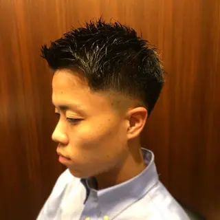 ショート メンズ 代表 武田晃英のヘアスタイル