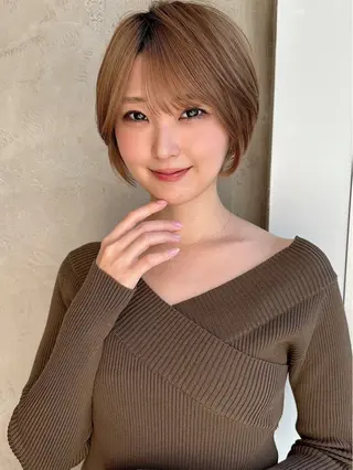ショート カラー ショート、ボブの神✨ 峯朋也✂︎✨のヘアスタイル