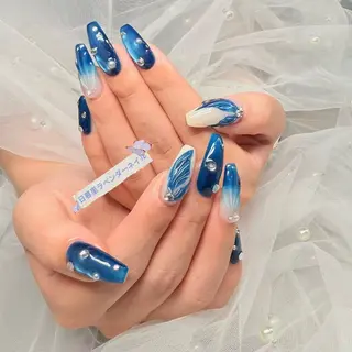 ネイル ラベンダー💖日暮里 ルル💖ネイルのネイルデザイン