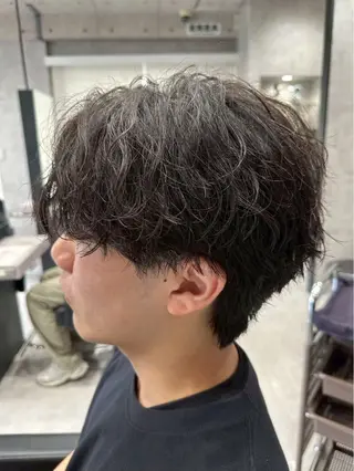 パーマ メンズ ⚡️大宮パーマ特化 美容師⚡️ 真裟斗のヘアスタイル