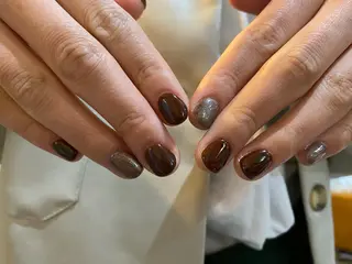 カラー ネイル scre as Etelのネイルデザイン