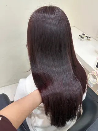 ロング カラー ヘアアレンジ 透明感暗髪カラー🦦 おとは🫧のヘアスタイル