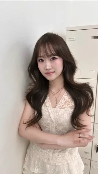 ロング カラー 上品モテヘア🩶 karen🩶のヘアスタイル