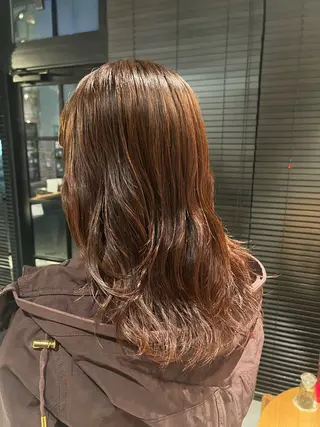 セミロング パーマ rin 🖤〈大宮〉のヘアスタイル
