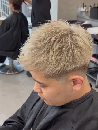ショート カラー メンズ メンズパーマカット 達人/涼のヘアスタイル