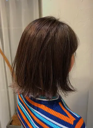 ミディアム 白髪ぼかし/ショート /ミニボブだいじのヘアスタイル