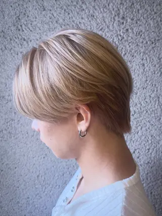 カラー メンズ 透明感color ハイトーン✨みくりのヘアスタイル