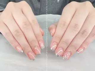 ネイル HOSHINO NAIL_長さだしのネイルデザイン
