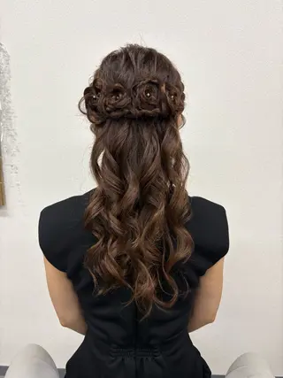 ヘアアレンジ ヘアサロン ミカヅキのヘアスタイル