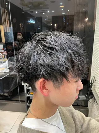 パーマ メンズ メンズ特化🔥 アサオカカズキのヘアスタイル