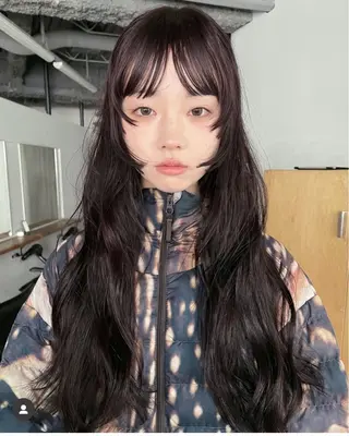 ロング 保坂 ひなたのヘアスタイル