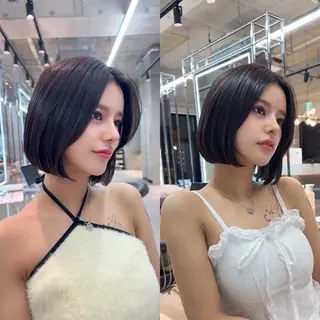 ミディアム カラー ✨髪質改善特化✨副 店長椎葉信乃介のヘアスタイル