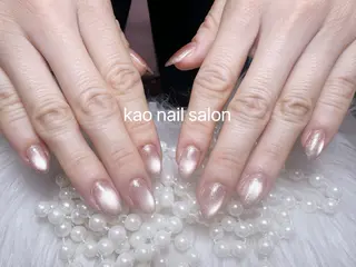 ネイル kao nail マグネット/長さだしのネイルデザイン