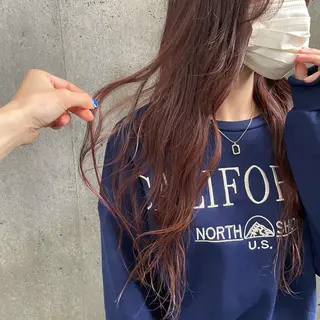 ロング カラー もりたみかこ 美容師お休み中のヘアスタイル