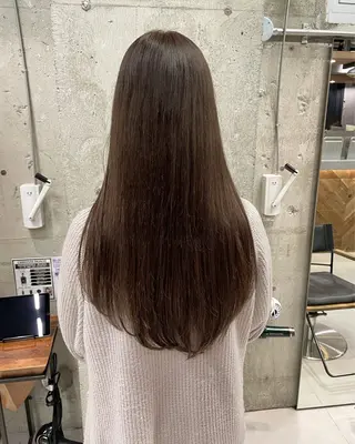 ロング カラー ヘアアレンジ TATSUYA アートディレクターのヘアスタイル