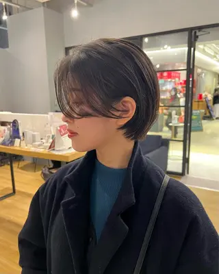 ショート ボブ/パーマ 村中　仁人のヘアスタイル