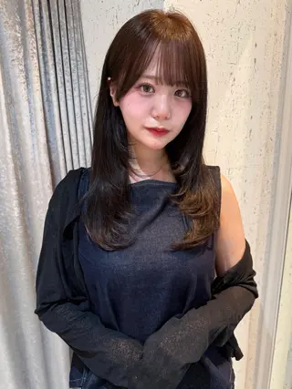 セミロング カラー mai / linoah˚✧のヘアスタイル
