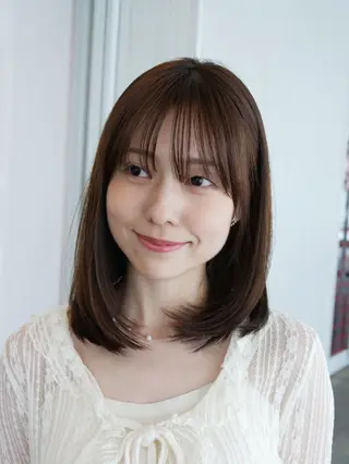 ミディアム 縮毛矯正/髪質改善 /艶髪特化/こうめいのヘアスタイル