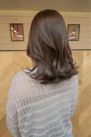 ミディアム 〈ボブ〉縮毛矯正 船橋駅5分/鈴木杏美のヘアスタイル