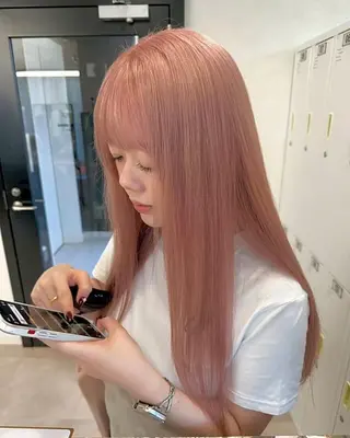ロング カラー 🎀ブリーチ ハイト ーン ♡Kanon♡のヘアスタイル