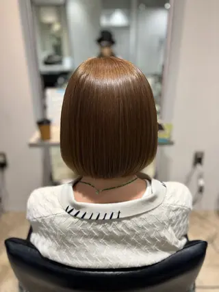 カラー 艶髪酸性ストレート /髪質改善/寺田警二のヘアスタイル