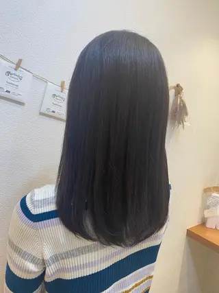セミロング 武田 悠生乃のヘアスタイル