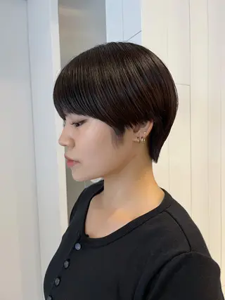 ショート レイヤー/韓国ヘア yunaのヘアスタイル