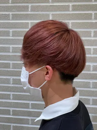 カラー メンズ 赤本悠斗波巻きパーマ メンズパーマのヘアスタイル