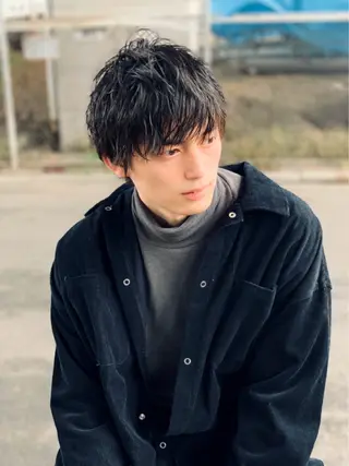 ショート パーマ 出村 容のヘアスタイル