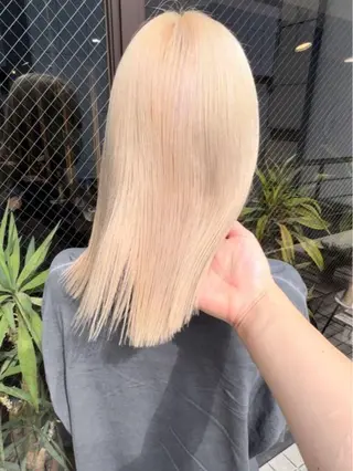 ミディアム ⭐️心斎橋カラーモデ ル⭐️SOUのヘアスタイル