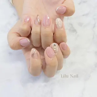 ネイル モチの良さ◉ フィルインネイル♡のネイルデザイン