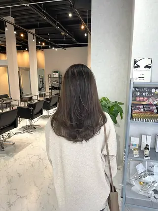 ミディアム カラー ヘアアレンジ アンドウ ユウ/ レイヤーカット/韓国のヘアスタイル