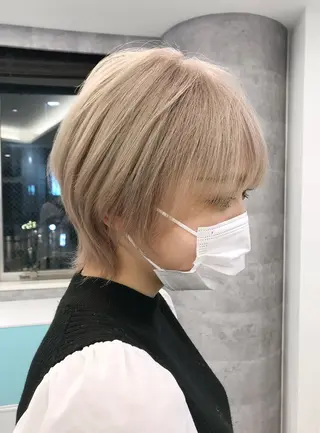 ショート 無料カットモデル募集 🍑momo🍑のヘアスタイル