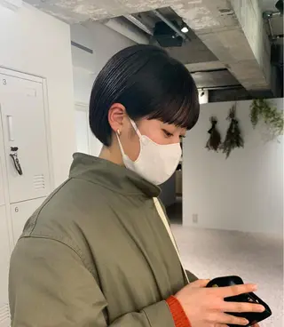 ショート ヘアアレンジ 七原 海夕のヘアスタイル