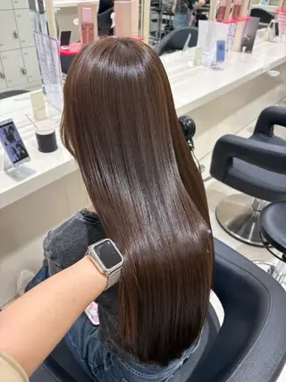 ミディアム カラー ヘアアレンジ 💟RINNA 艶カラー💟のヘアスタイル