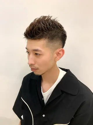 ショート パーマ ヘアアレンジ メンズ 〽️magico/ ウルフDaiki〽️のヘアスタイル
