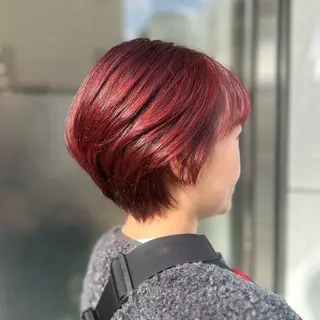 ショート カラー 髪質改善 × 高発色 color/Runoのヘアスタイル
