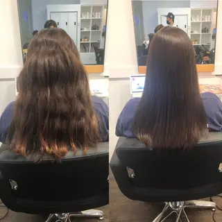 セミロング パーマ 城領 直輝のヘアスタイル
